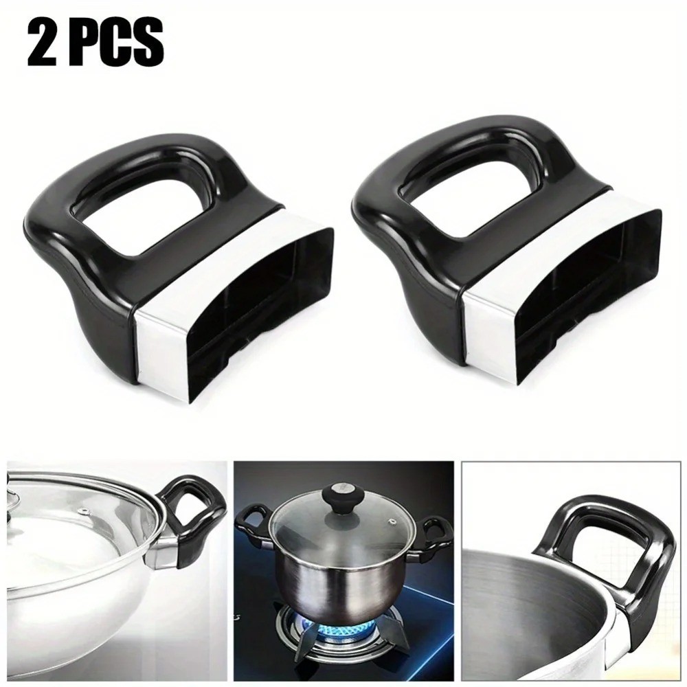 2 Pcs Pot Short Side Handles Replacement Pot Handle Side Metal Pressure Pan Hand