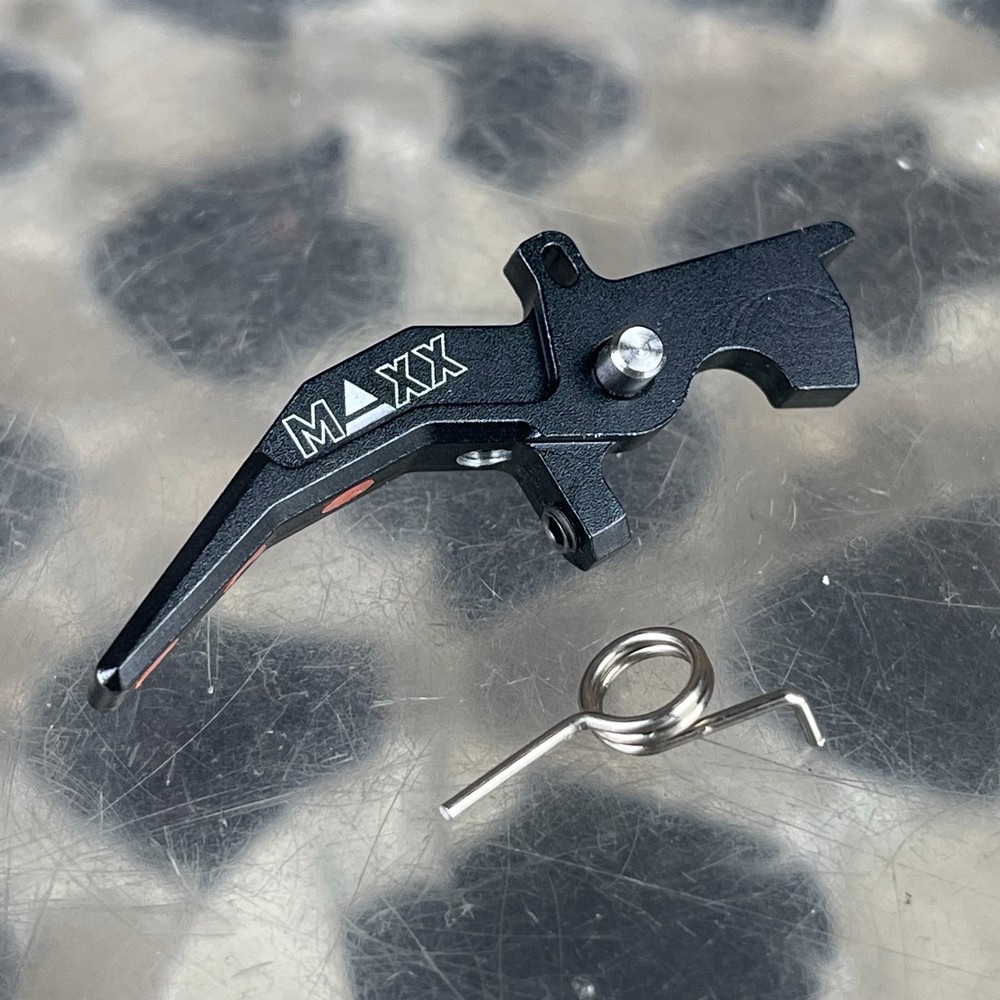 Maxx Model CNC Aluminum Advanced Speed Trigger Style C - Black (MX-TRG002SCB)