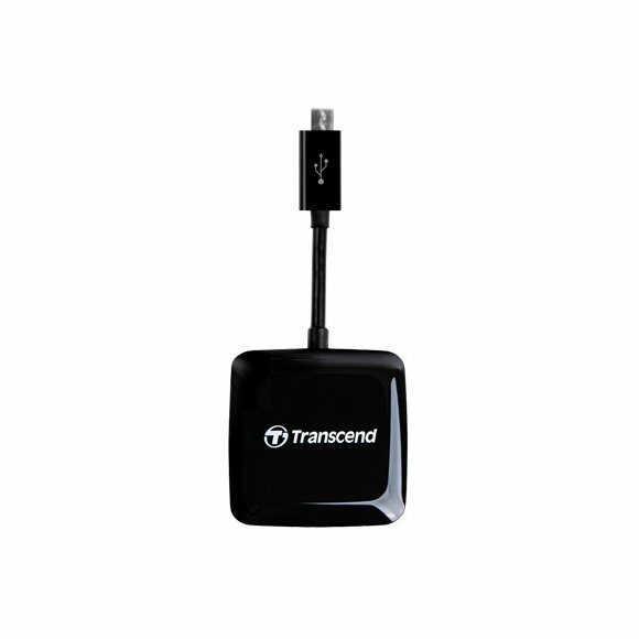 Transcend RDP9 Card Reader OTG for Android Smartphone Tablet Micro SD SDHC SDXC