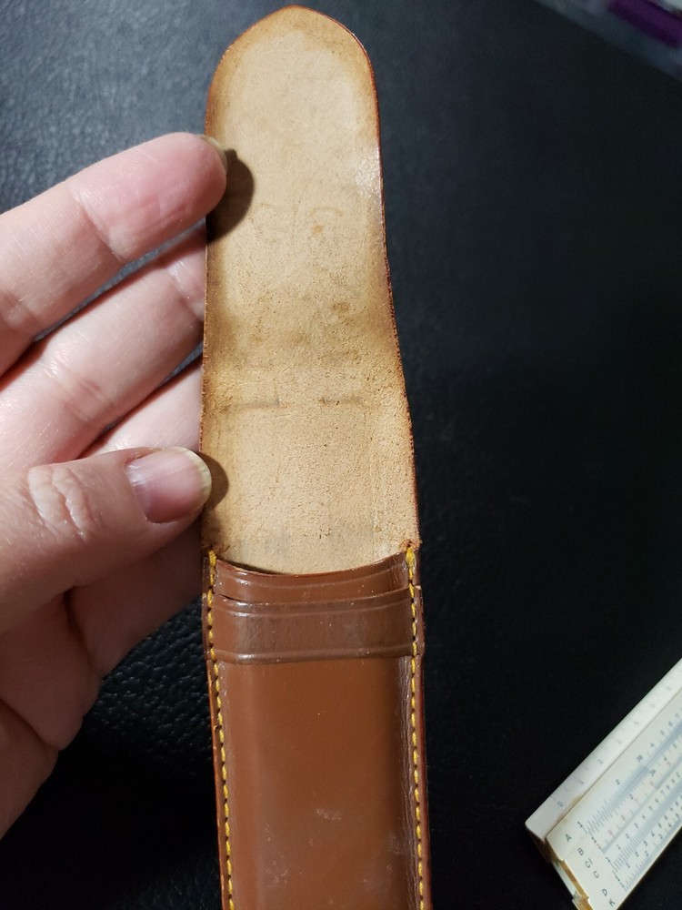 Eagle 202 6" Pocket Slide Rule-1.K-2-with leather case