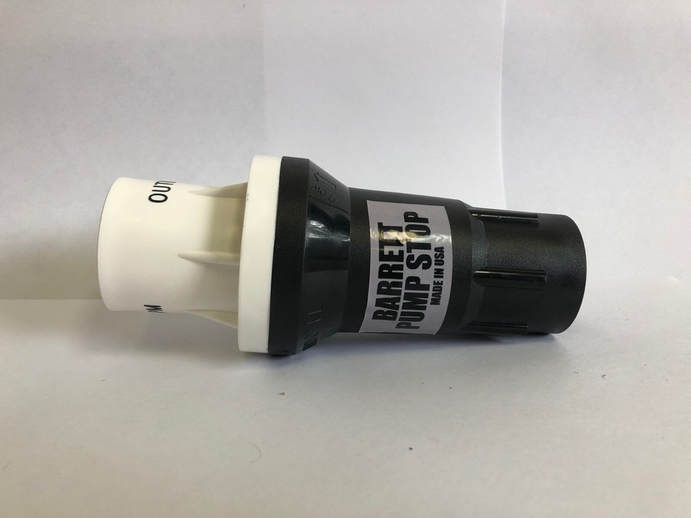 Barrett Pump Stop 1" Plastic Valve - 50#