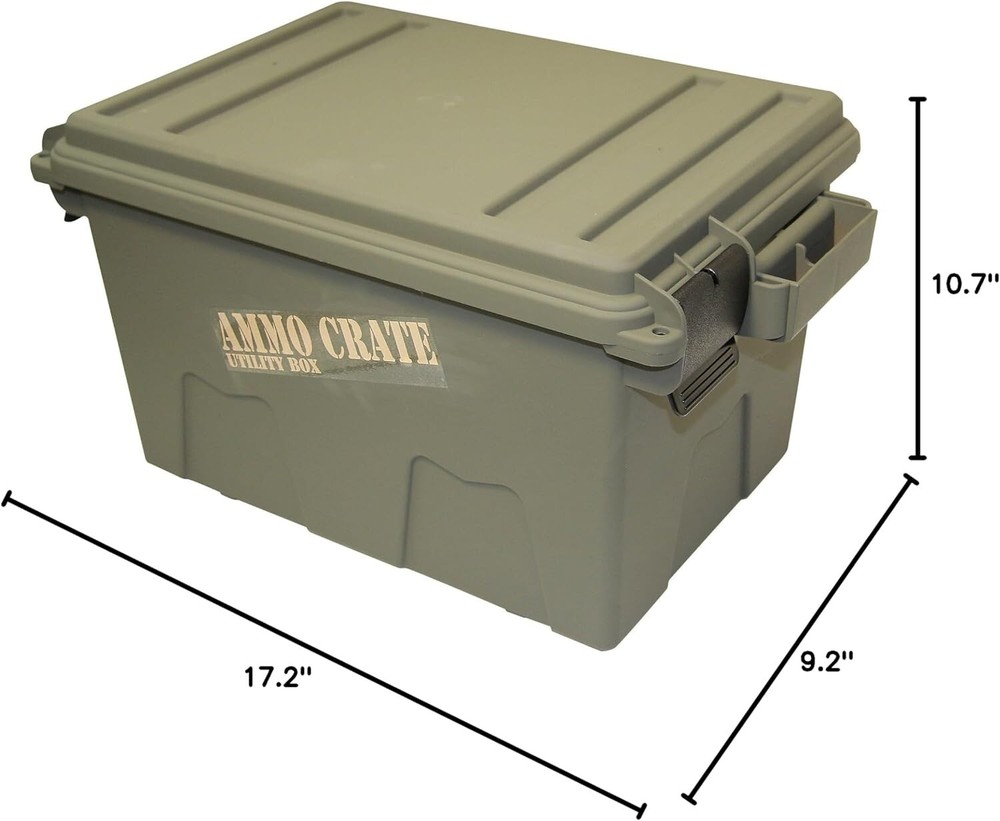 MTM ACR7-18 Ammo Crate Utility Box, Large, Green