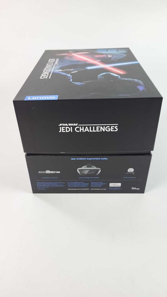 Lenovo Star Wars Jedi Challenges AR headset, saber, controller in box