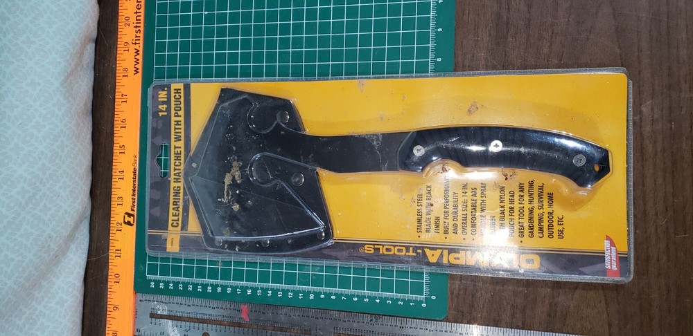 Olympia Tools  Axe With Pouch. 14"