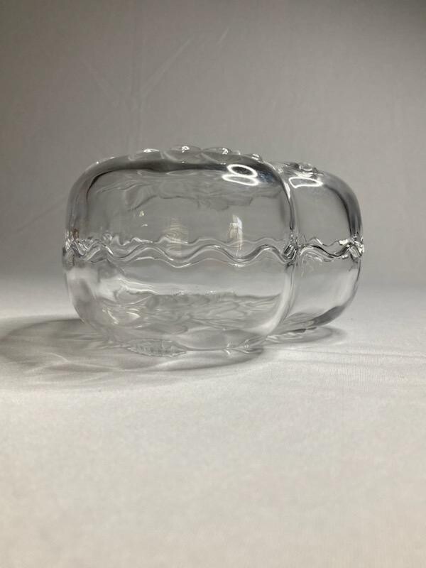 Crystal Heart Shape Candy Dish with Lid