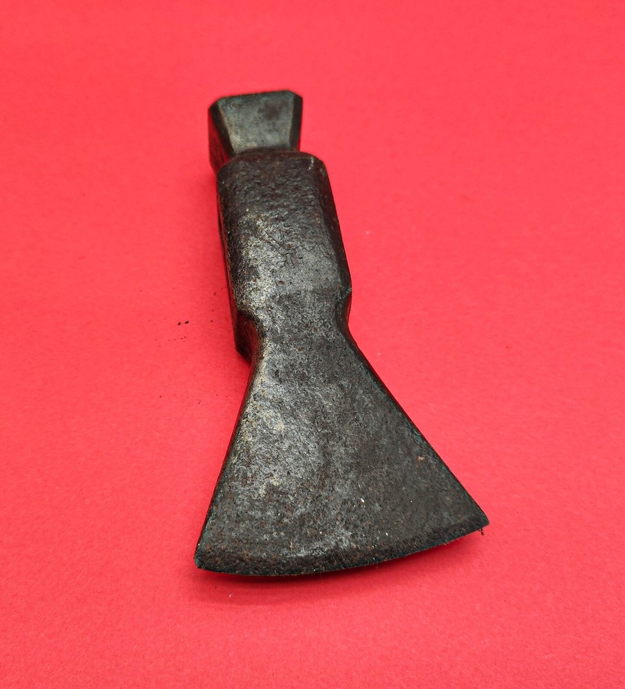 19th c Antique axe Forester marking wood