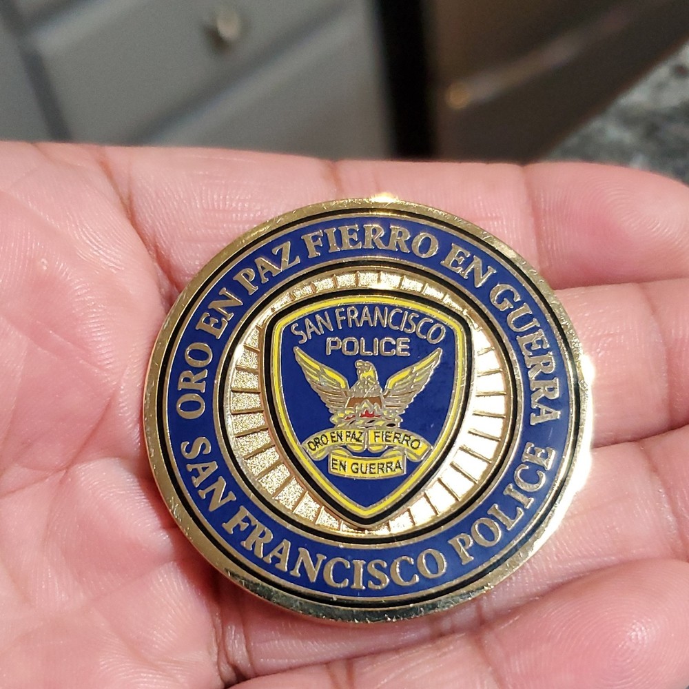 SFPD San Francisco Police Challenge Coin