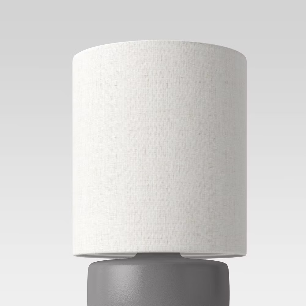 Ceramic Table Lamp with Wood Base - Threshold