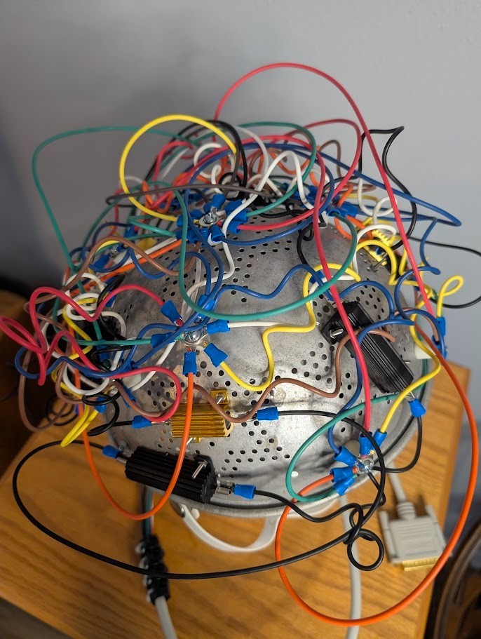 Fan-made Ghostbusters -like Colander Aura Hat