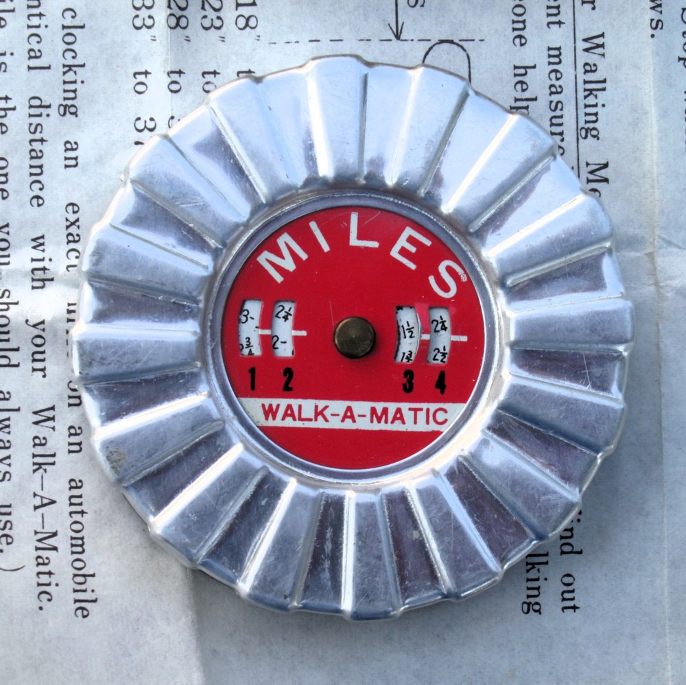 Walk-A-Matic Pedometer With Box & Paperwork - Made in Japan