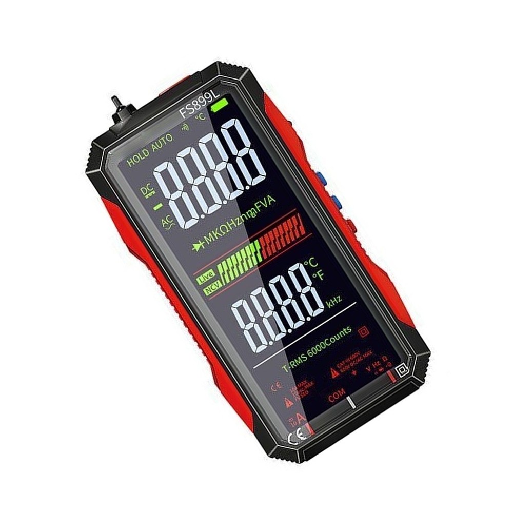 USB C Rechargeable Digital Multimeter for Electrical Testing with Large Display