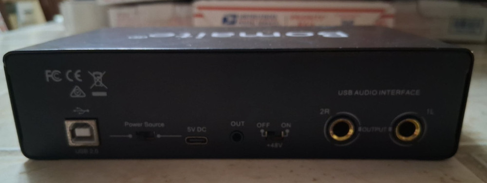 MD-22 192KHz USB Audio Interface Small External Sound Card Driverless (for PC)