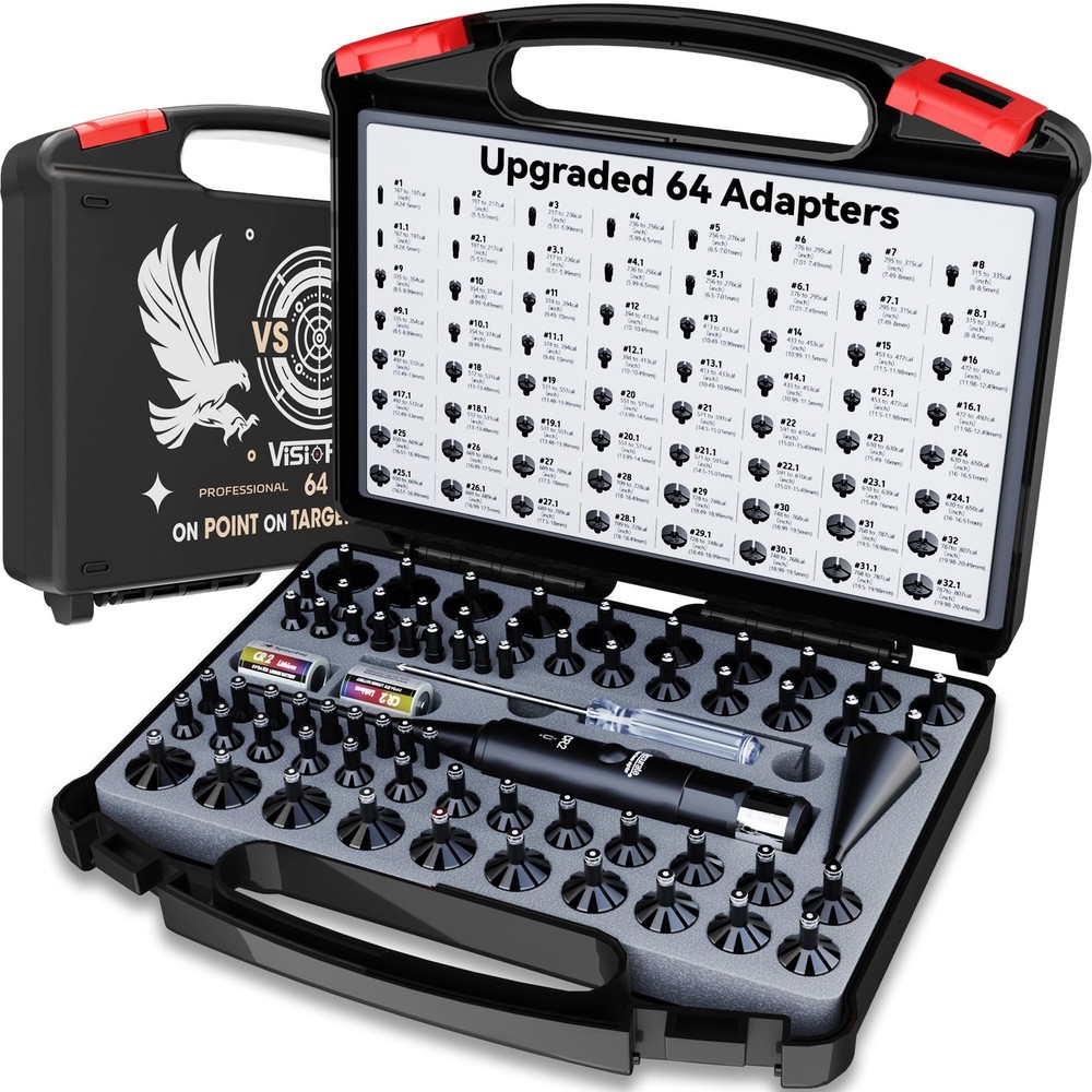 Visiofire Tool-Free Laser Bore Sight Kit, Green