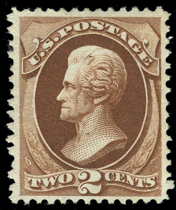 US # 146  2¢ Jackson F-VF (*) no gum