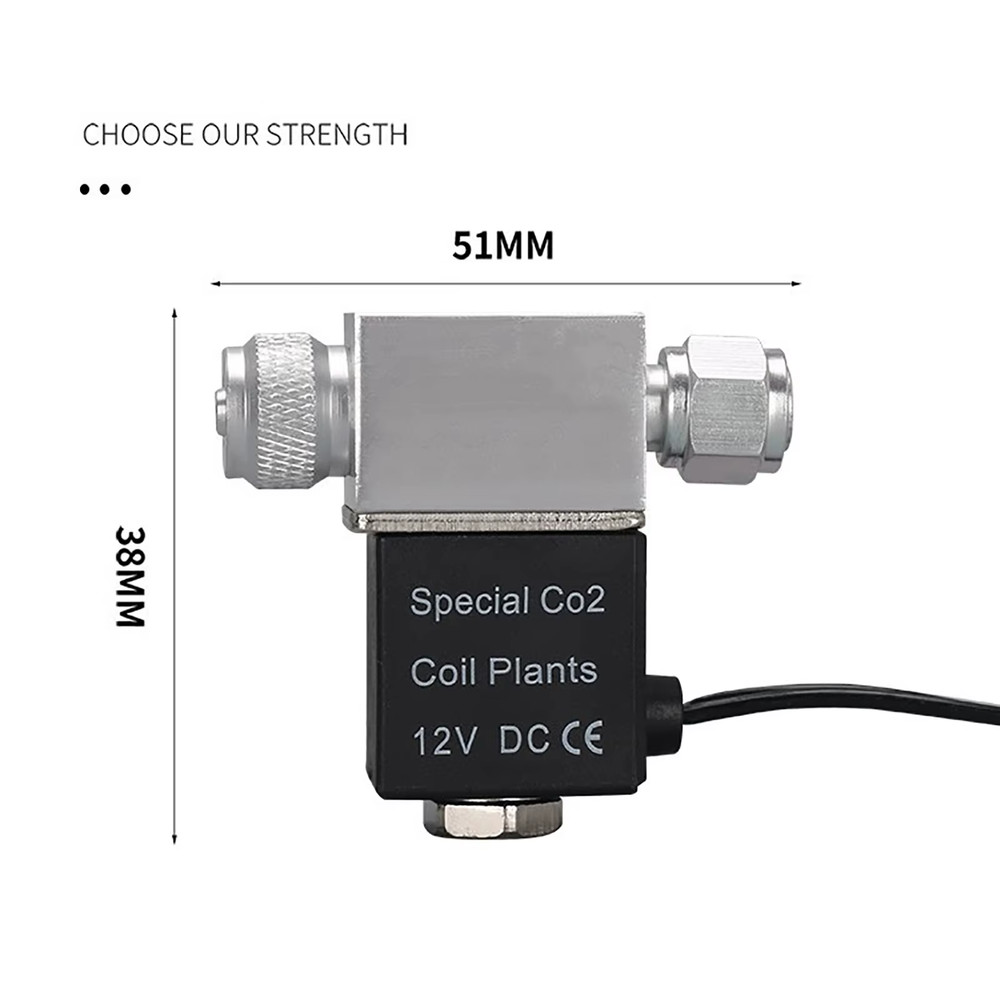Aquarium Solenoid Valve Controller Quantity Co2 Aquarium Accessories DC12V