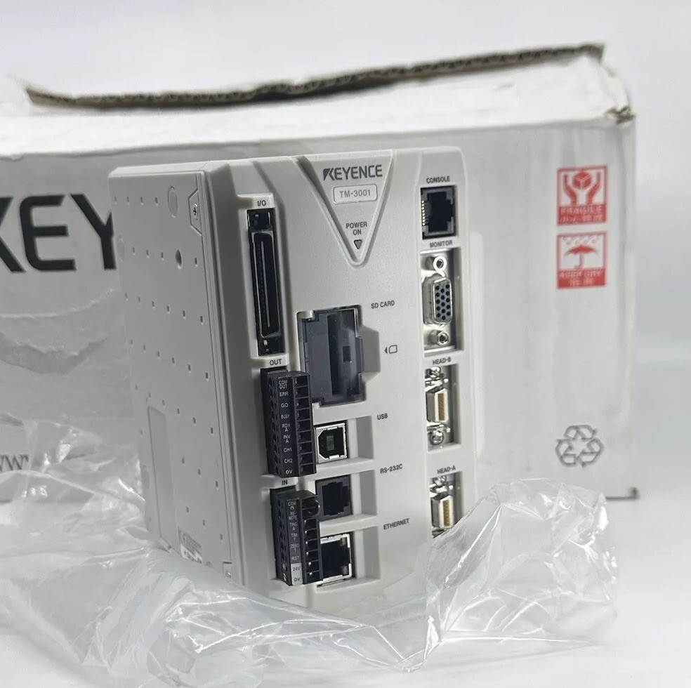 Keyence TM-3001 High Speed 2D Optical Micrometer Controller NEW without Remote