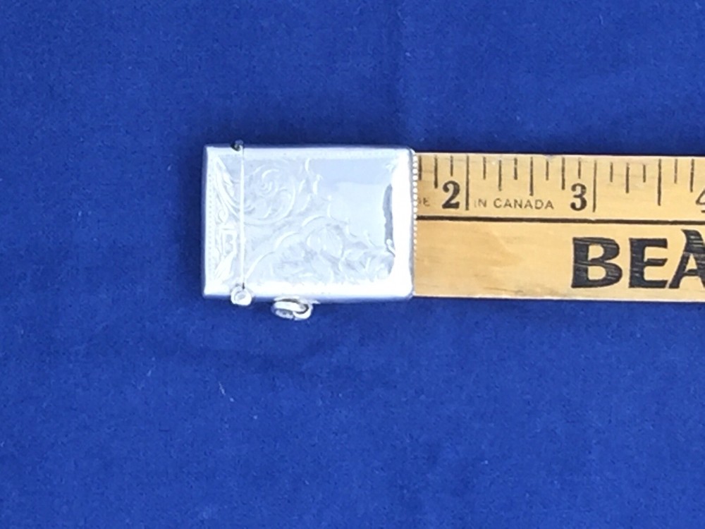 BRITISH STERLING CHESTER MATCH SAFE VESTA