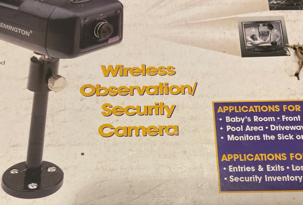 Remington - 2.4 GHZ Wireless Observation System, new open box Security Camera
