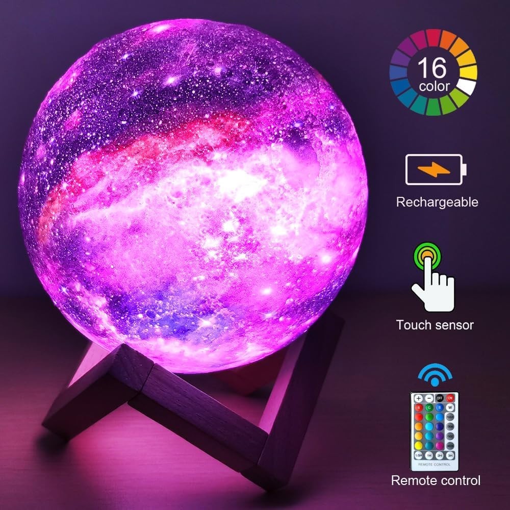 Energy Efficient Color Changing Globe Light with Timer and Rechargeable Battery