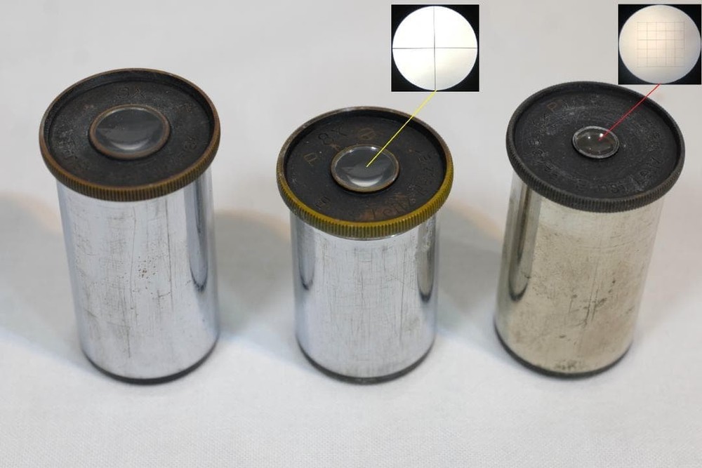 Antique Ernst Leitz MOP Polarizing Microscope 1936 Black w/ Berek+Obj Set