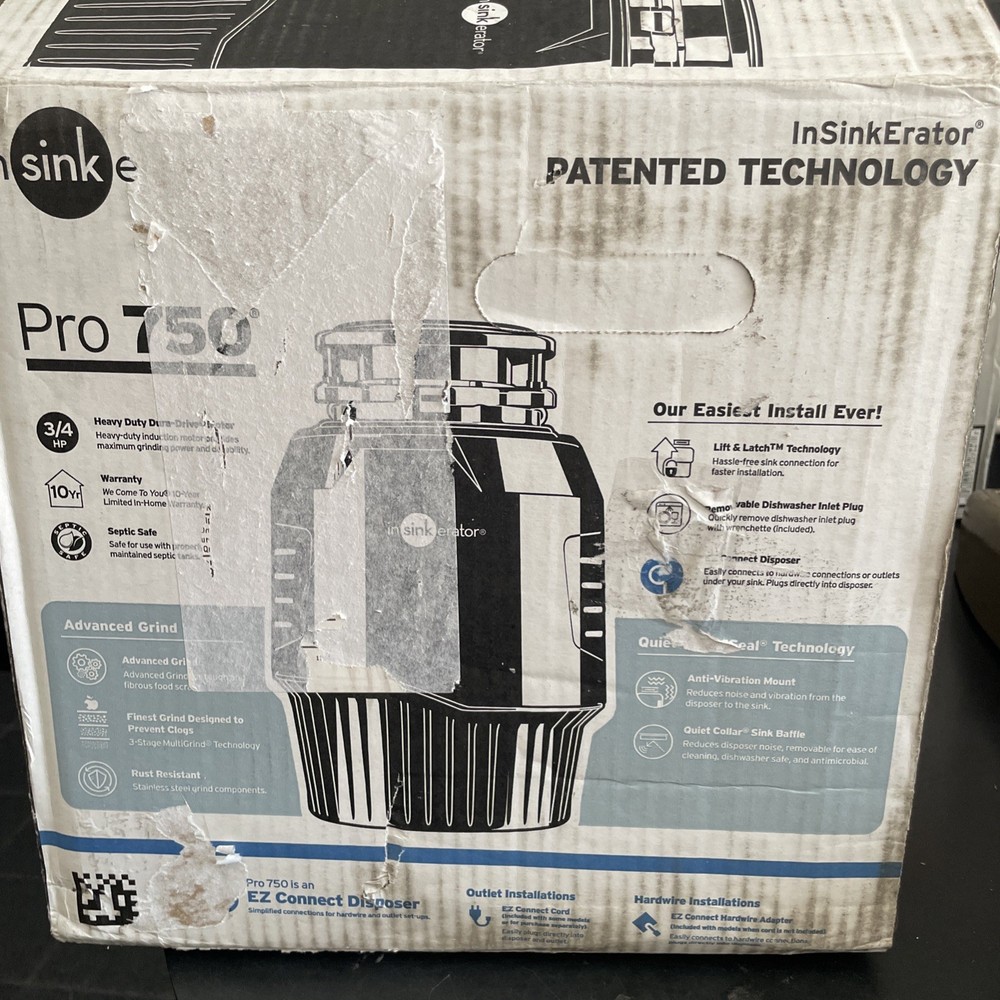 InSinkErator Evolution Pro 3/4 hp Cont. Feed Sound Seal Garbage Disposal