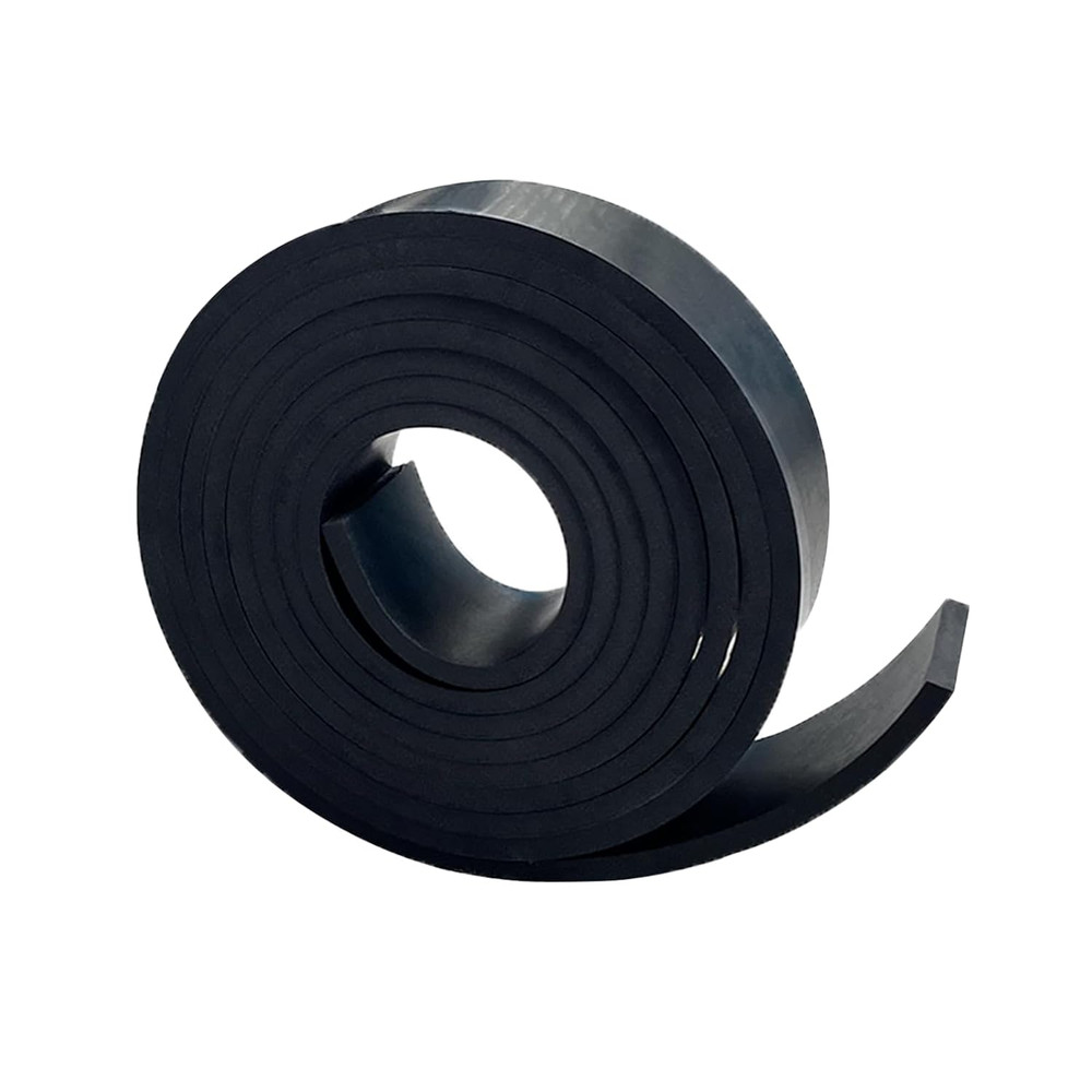Solid Rubber Sheets,Rolls & Strips 1/4 (.25)" Thick X 2" Wide X 10'Long, Solid R