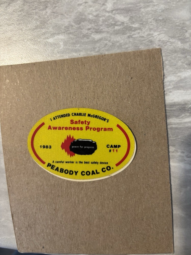 coal mining stickers(2026 Listing) Nice Peabody