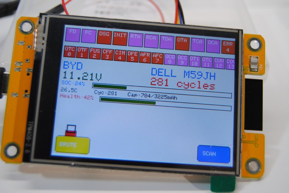 BHR Smart Battery Diagnostic Tool – ESP32 Powered | Unseal & Reset