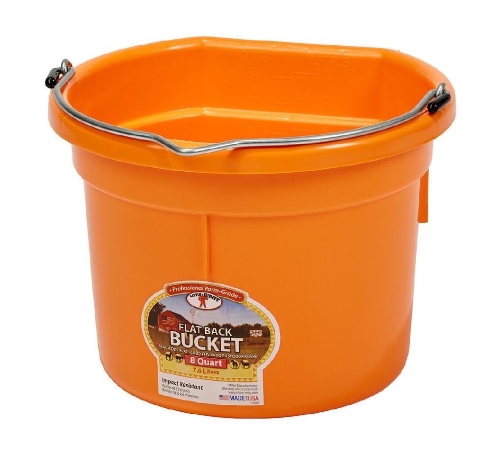 Little Giant 8 Quart Flat Back Bucket