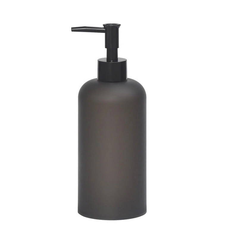 Mainstays Frosted Black Soap Pump, Plastic