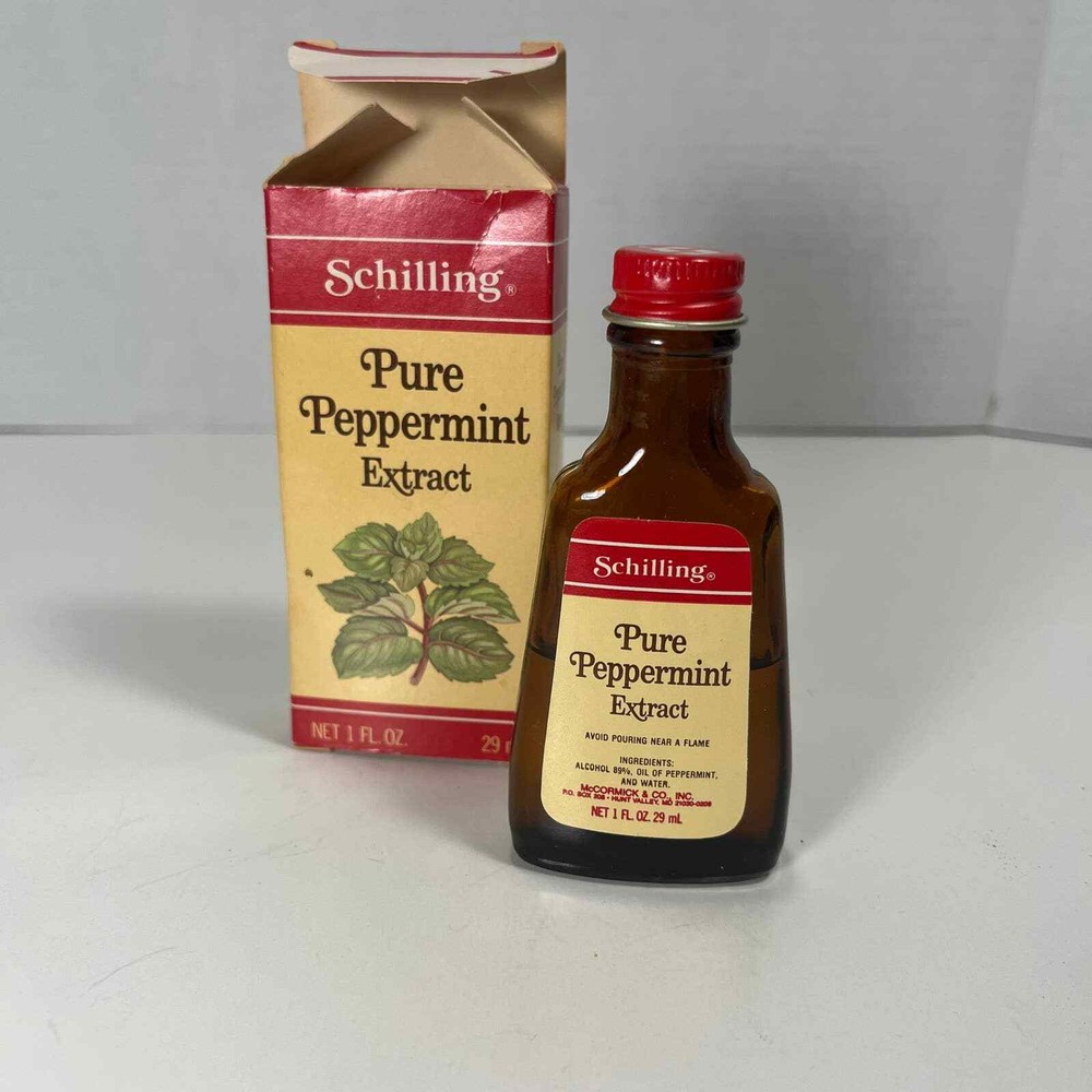 Vintage Schilling Pure Peppermint Extract