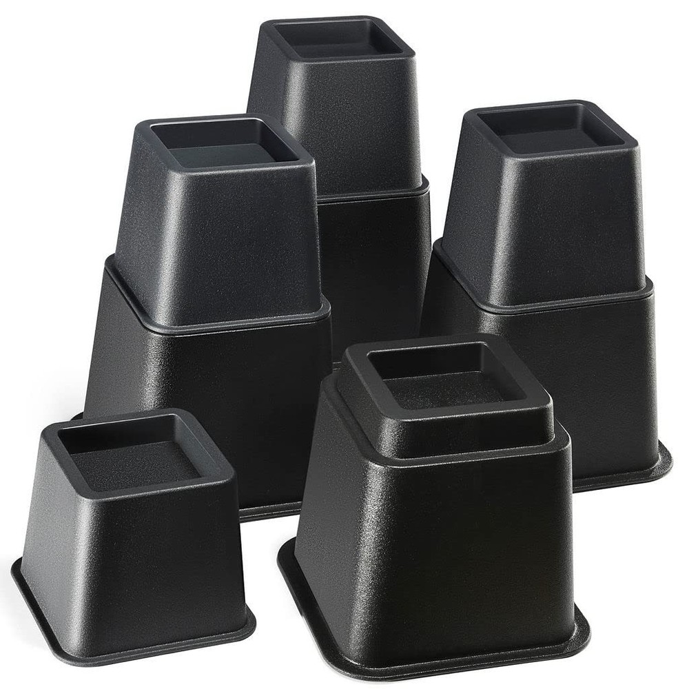 Home It Adjustable Bed Risers - Elevation in 3, 5 or 8 Inch