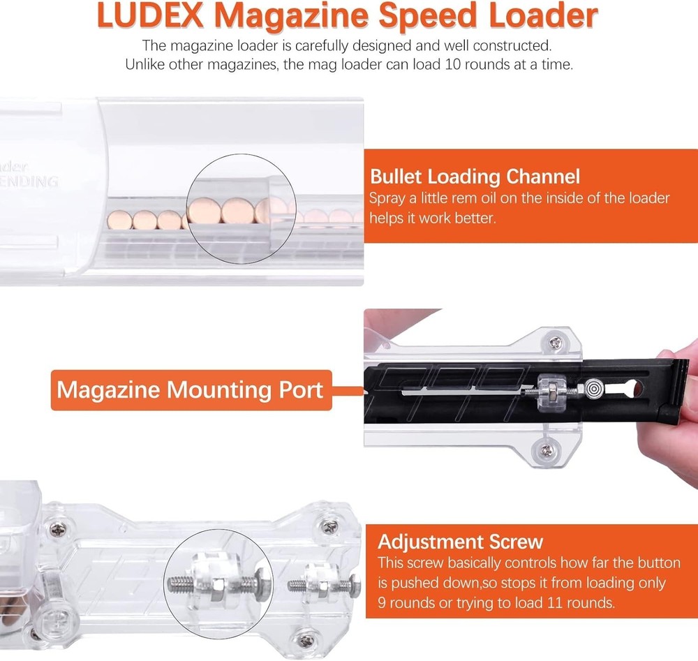 Versatile 22 Magazine Speed Loader - Pain-Free Loading for Multiple Models