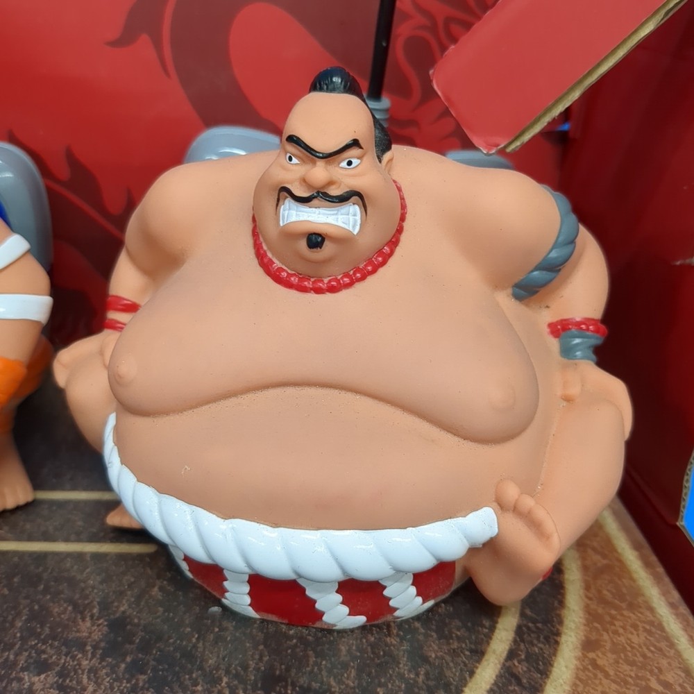 Sharper Image Sumo Wrestler RC Remote Control Rolling Toys Talking 2016 NOS