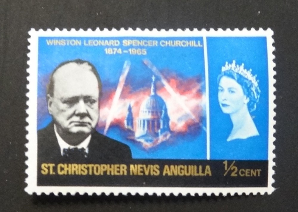 St. Christopher, Nevis & Anguilla 1/2¢, MHM-HR, 1966 - (862)
