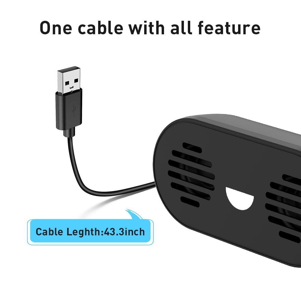 USB Computer Speaker PC Desktop Small Laptop HiQuality Loud Plug Play