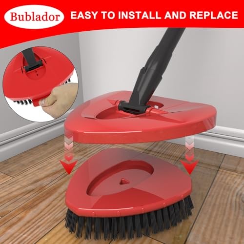 Pack Scrubber Mop Replace Head Compatible with O Cedar EasyWring 1 Tank,Spin 2
