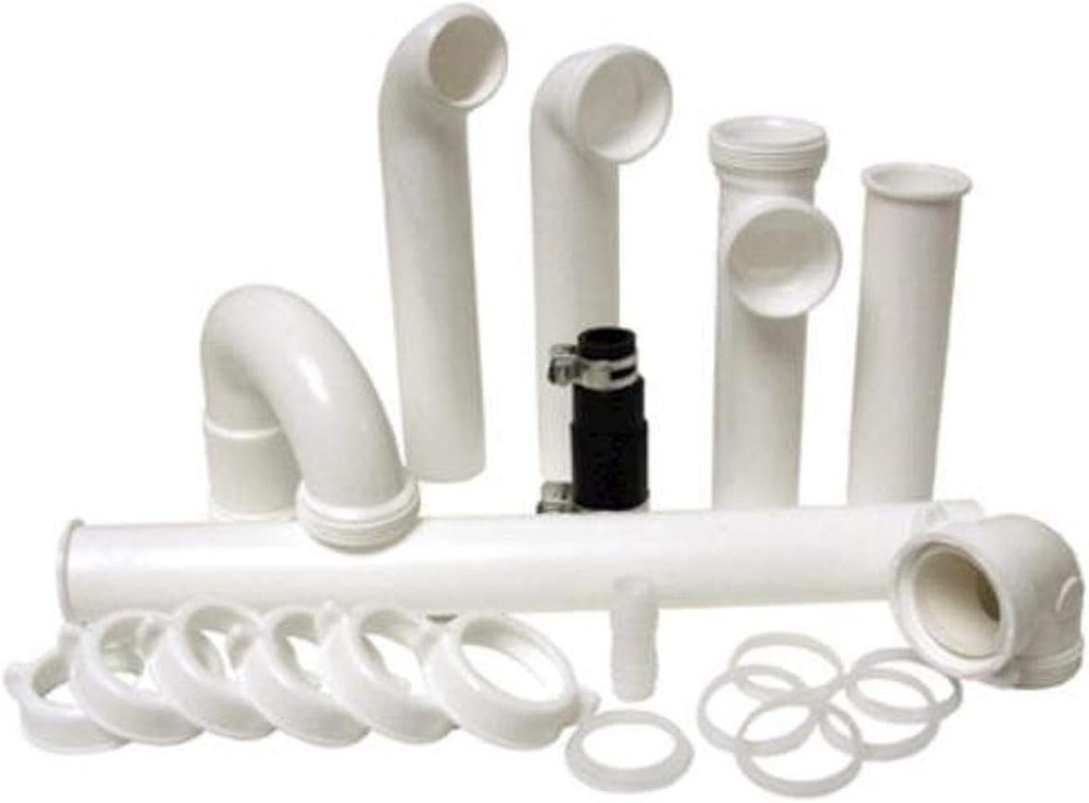 Versatile Garbage Disposal Installation Kit with Durable Polypropylene Parts