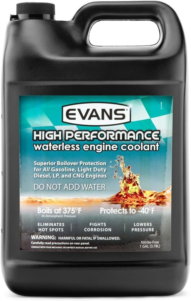 Premium Waterless Engine Coolant, 128 oz - Enhances Engine Efficiency & Power
