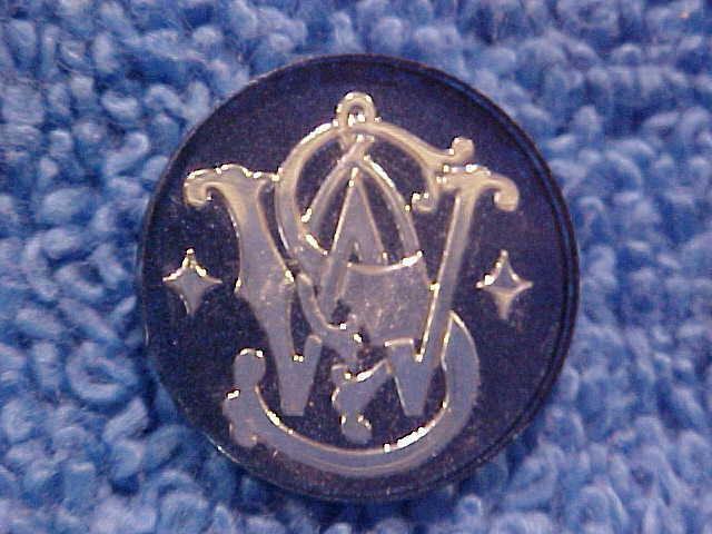 Vintage Smith & Wesson Grip Cap Inlay S&W Emblem Blue 1500 . . LMs