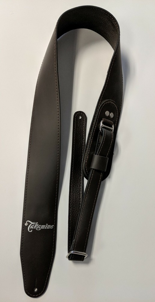 TAKAMINE Guitar Bass * Leather* Strap Brown