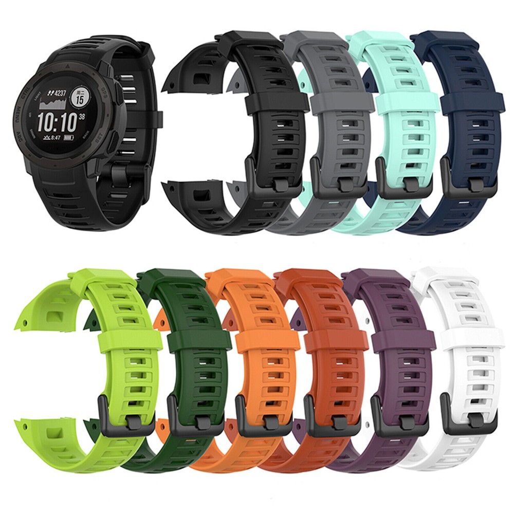 For Garmin Instinct Watch + Tool Silicone Band Bracelet Wrist Strap