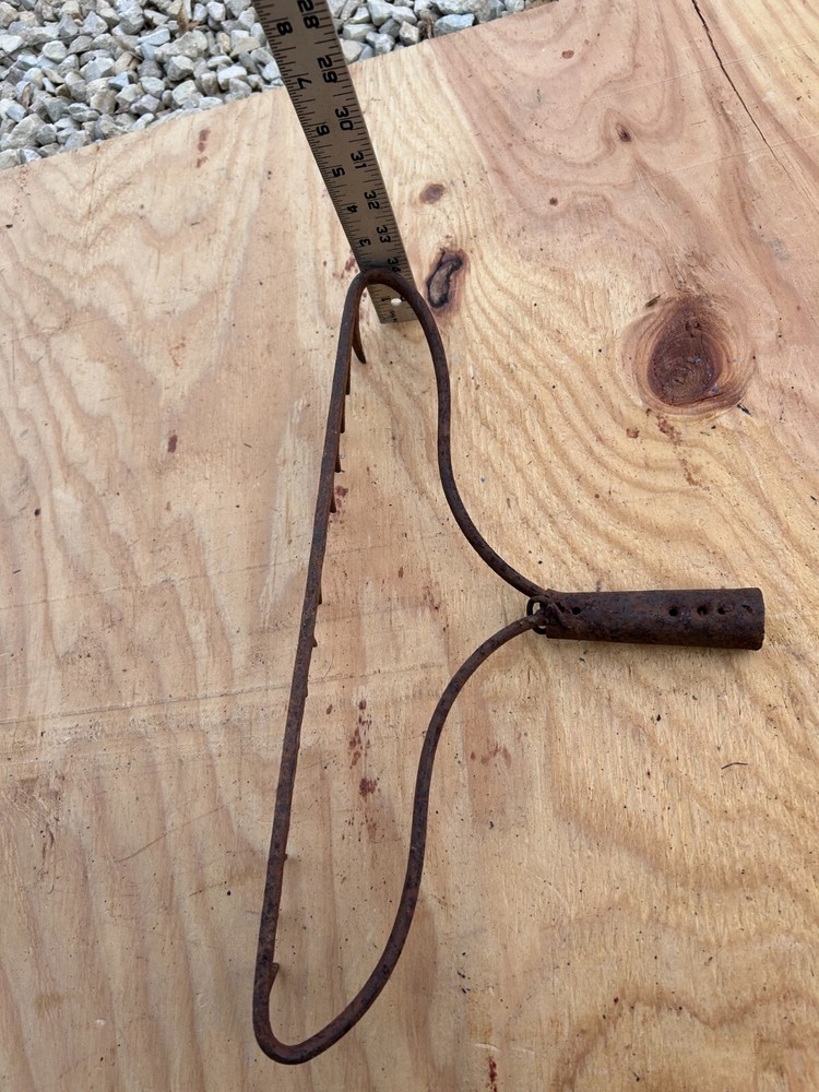 Rake Head Rusty Rustic no handle Original Vintage Primitive Metal