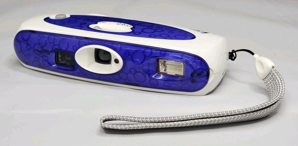 Polaroid I-Zone Instant Pocket Camera Blue w/ Strap