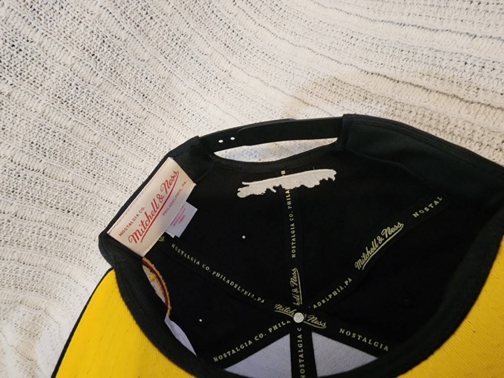 Mitchell & Ness Denver Nuggets NBA Black Snapback Adjustable Hat Cap New