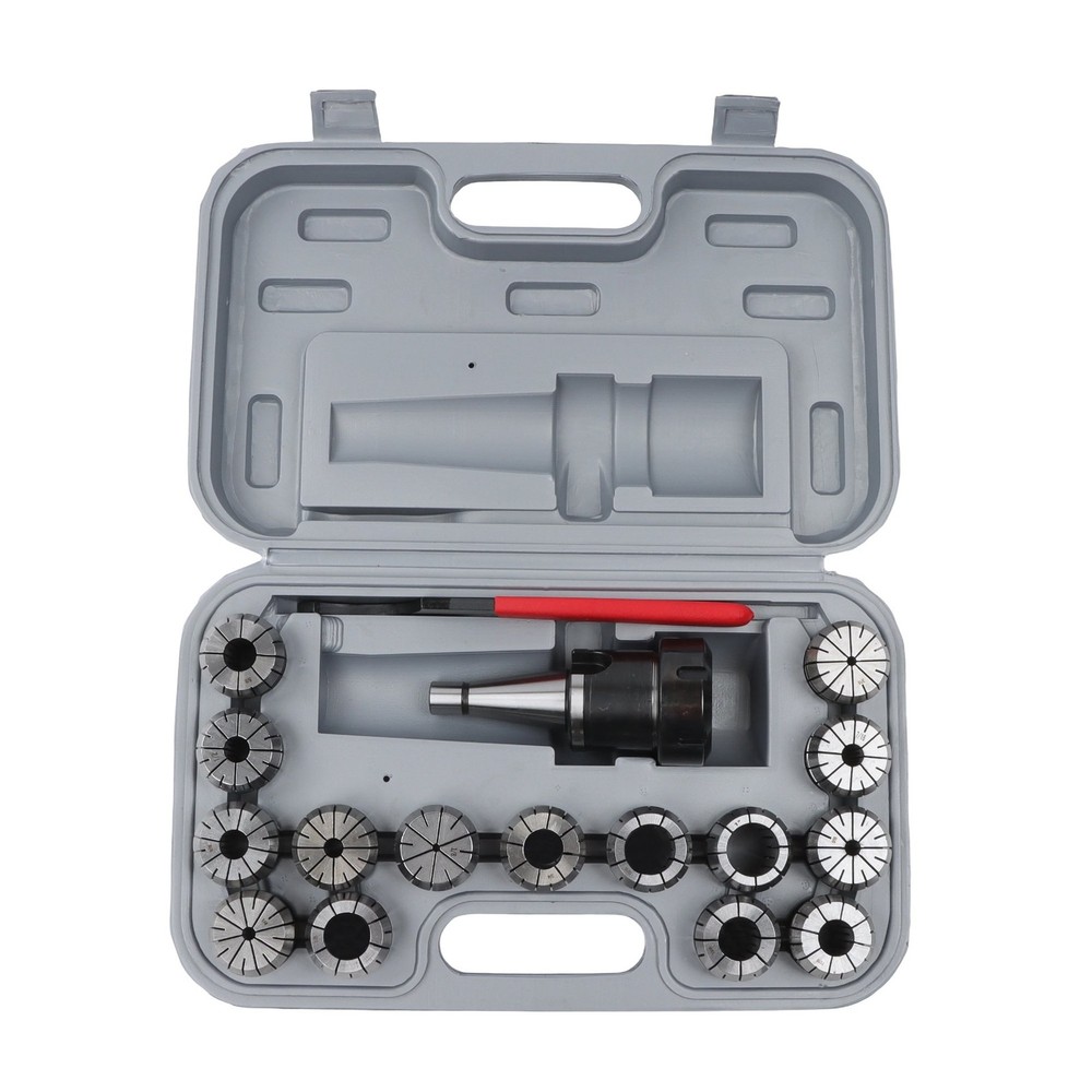 NMTB30 ER40 Tool Holder Set 17 Pack Spring Collet Chuck Kit .0005"