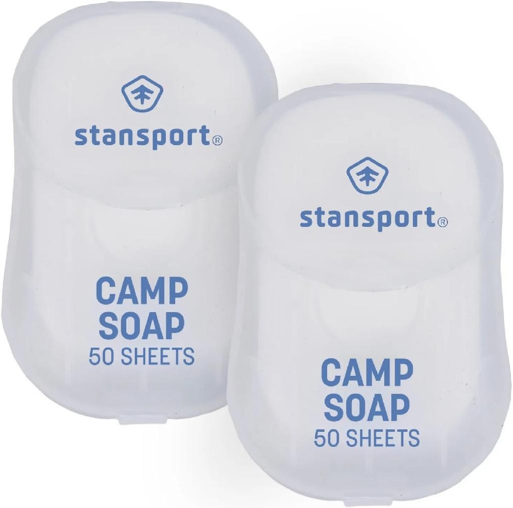 S/SPORT CAMP SOAP SHEETS (50 SHEETS PER PACK)