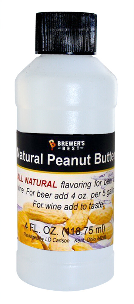 Brewer's Best Natural Beer and Wine Fruit Flavoring (Peanut Butter)