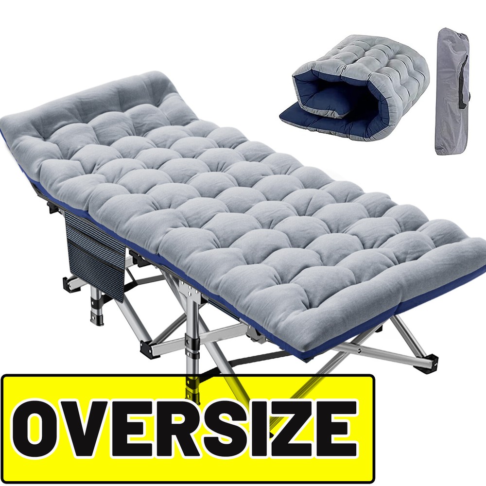 SLSY Folding Camping Cots, 2 Layer 1200D Folding Cots XXL / Standard Size