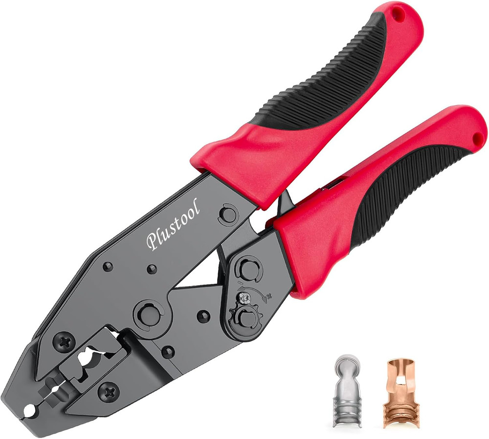 Crimping Tool for Spark Plug Ignition Wire,8.5Mm Ratchet Spark Plug Wire Crimper